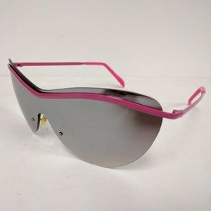truevintage lady's fashion wing rimless sunglasses